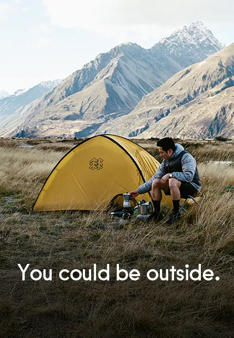 You could be outside.